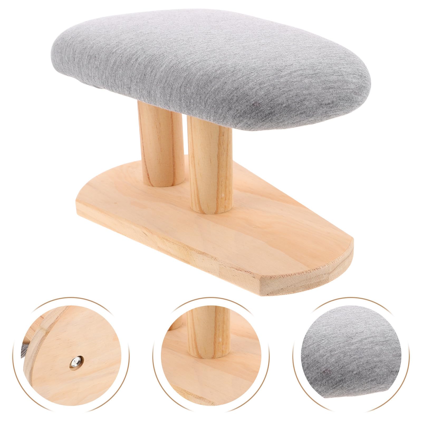 Tabla de Planchar Portátil Pequeña con Base de Madera Estable y Superficie Espaciosa para Planchar Ropa Infantil y Vestidos en Apartamentos o Costura
