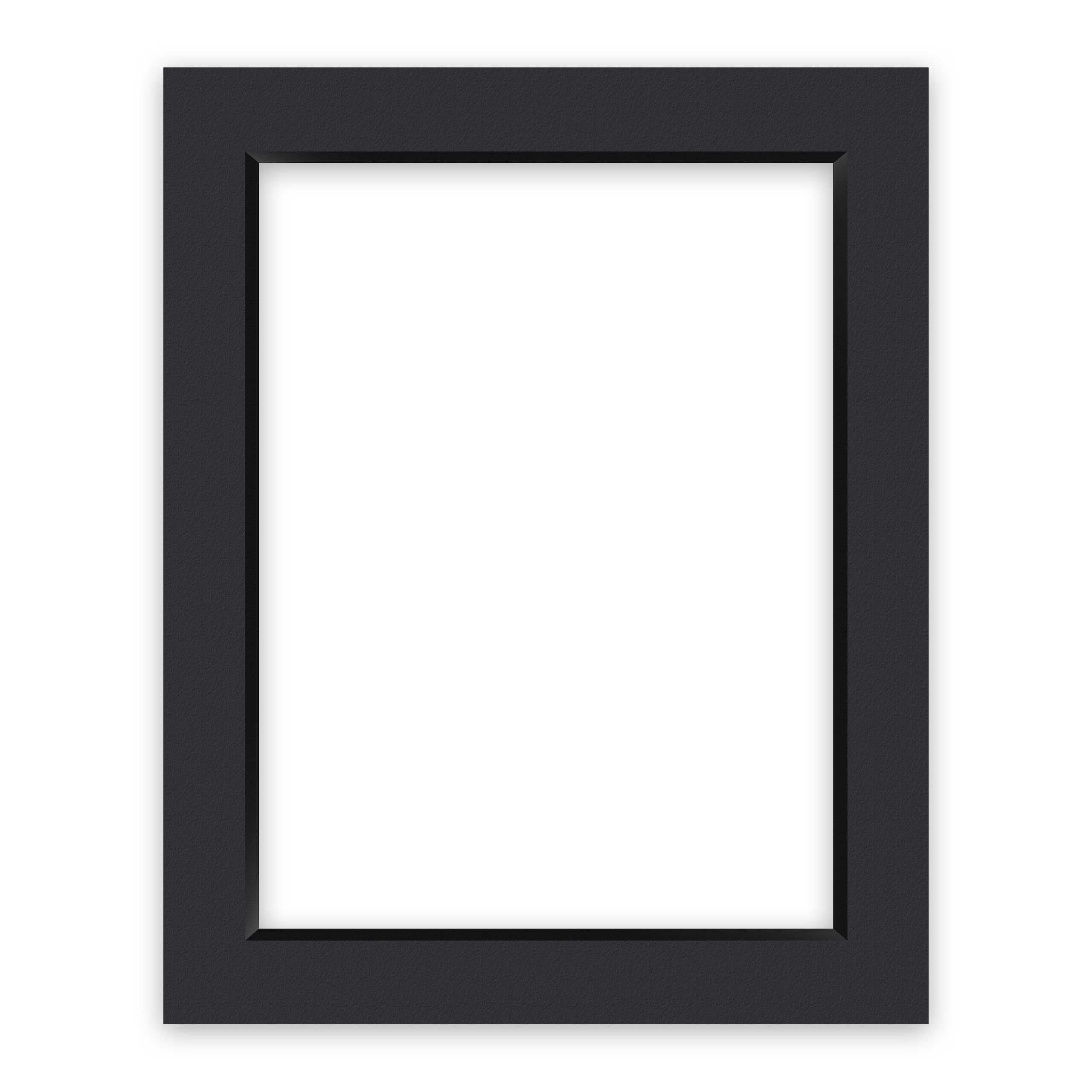 Nielsen Black Smooth Conservation Picture Mount - Black 40X50cm - Fits 30X40cm Photo - Acid-Free, Ph Neutral And Protective, Smooth Surface