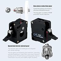 Vista 4 de Super Light Actualizado Acero endurecido Engranajes dobles HGT extrusora universal Bowden Direct Drive Compatible con NEMA14 36MM Ender 3 V2 PRO 5