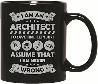 Architect Gift Ideas Perfect for Saving Time and Showing Appreciation 11oz 15oz Black Coffee Mug