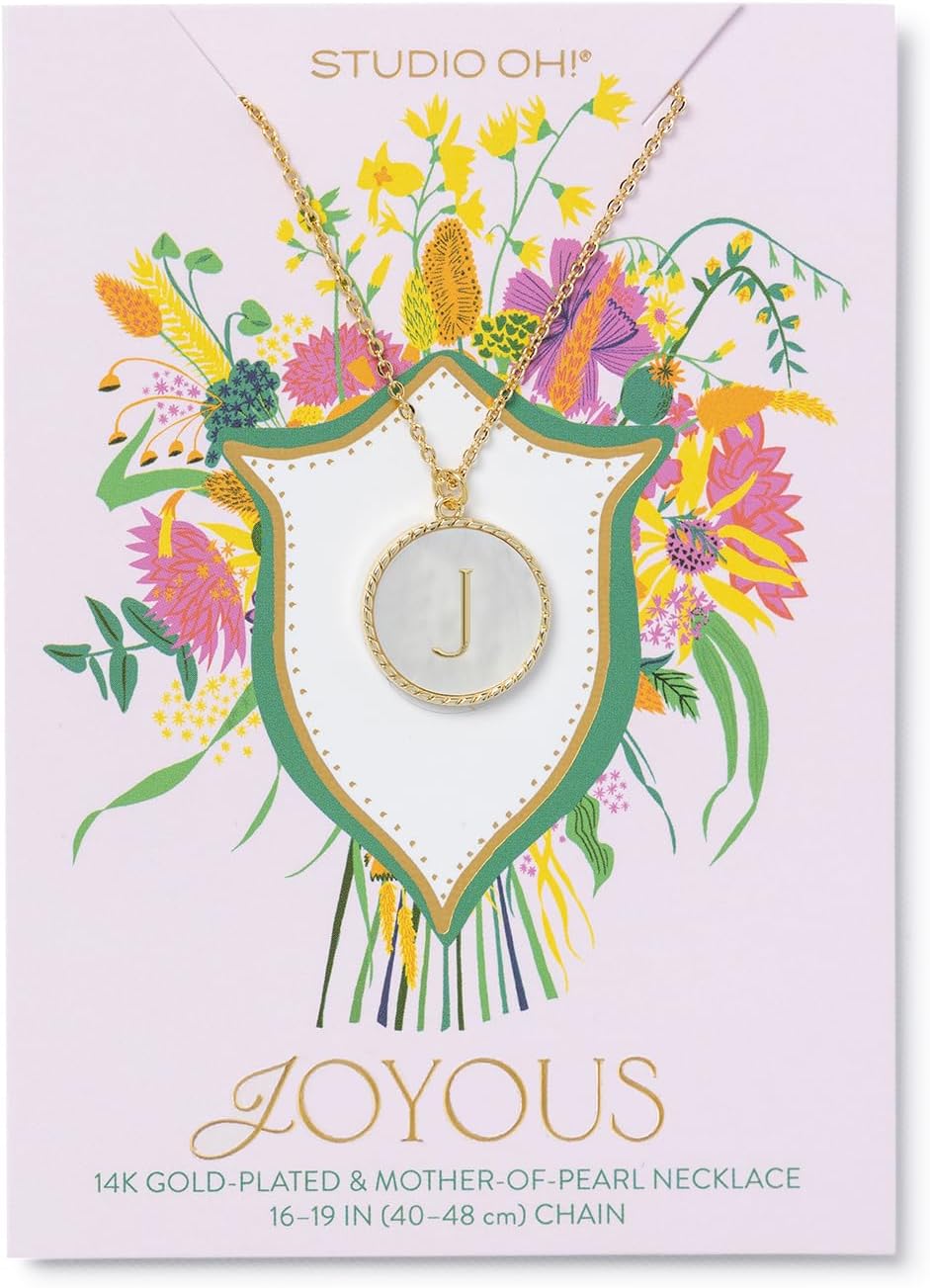 Gold Necklace for Women - Chic & Trendy Initial Necklace Featuring Personalized Gold Letter Pendant, Dainty Gold Jewelry - Perfect Monogram Necklaces for Women, Perfect Fashionable Gift for Her