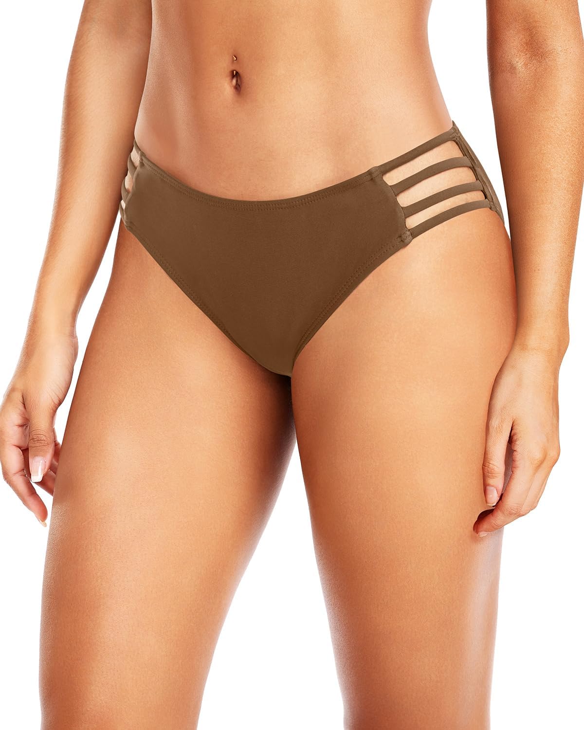 Tempt Me Women Bikini Bottom Full Coverage Bathing Suit Bottoms Swimsuit Bottom