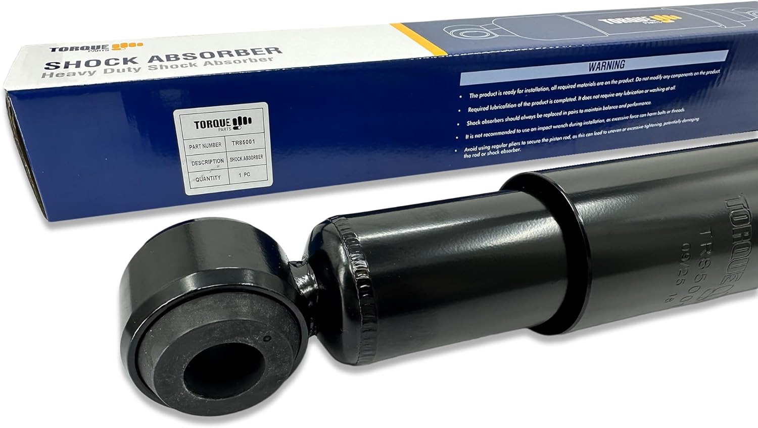 TORQUE 85001 Shock Absorber for Kenworth T600, T400 Mack CH, CL, FORD and Peterbilt Trucks Replaces Gabriel 85001, Monroe 65102, Meritor M85001 (TR85001)