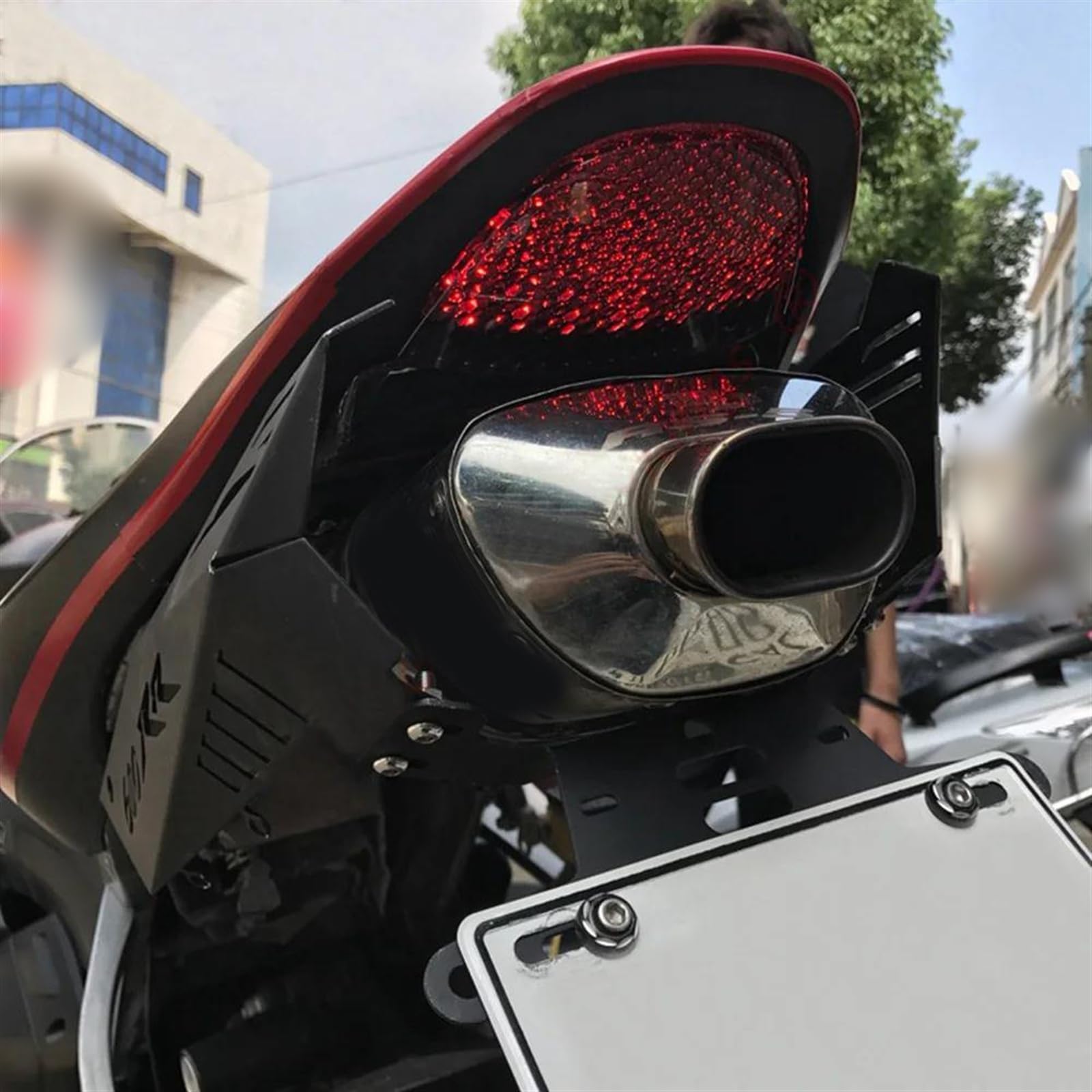 Telaio Supporto Targa Staffa Di Registrazione Parafango Per H&onda CBR600RR CBR 600 RR 2007 2008 2009 2010 2011 2012 Accessori