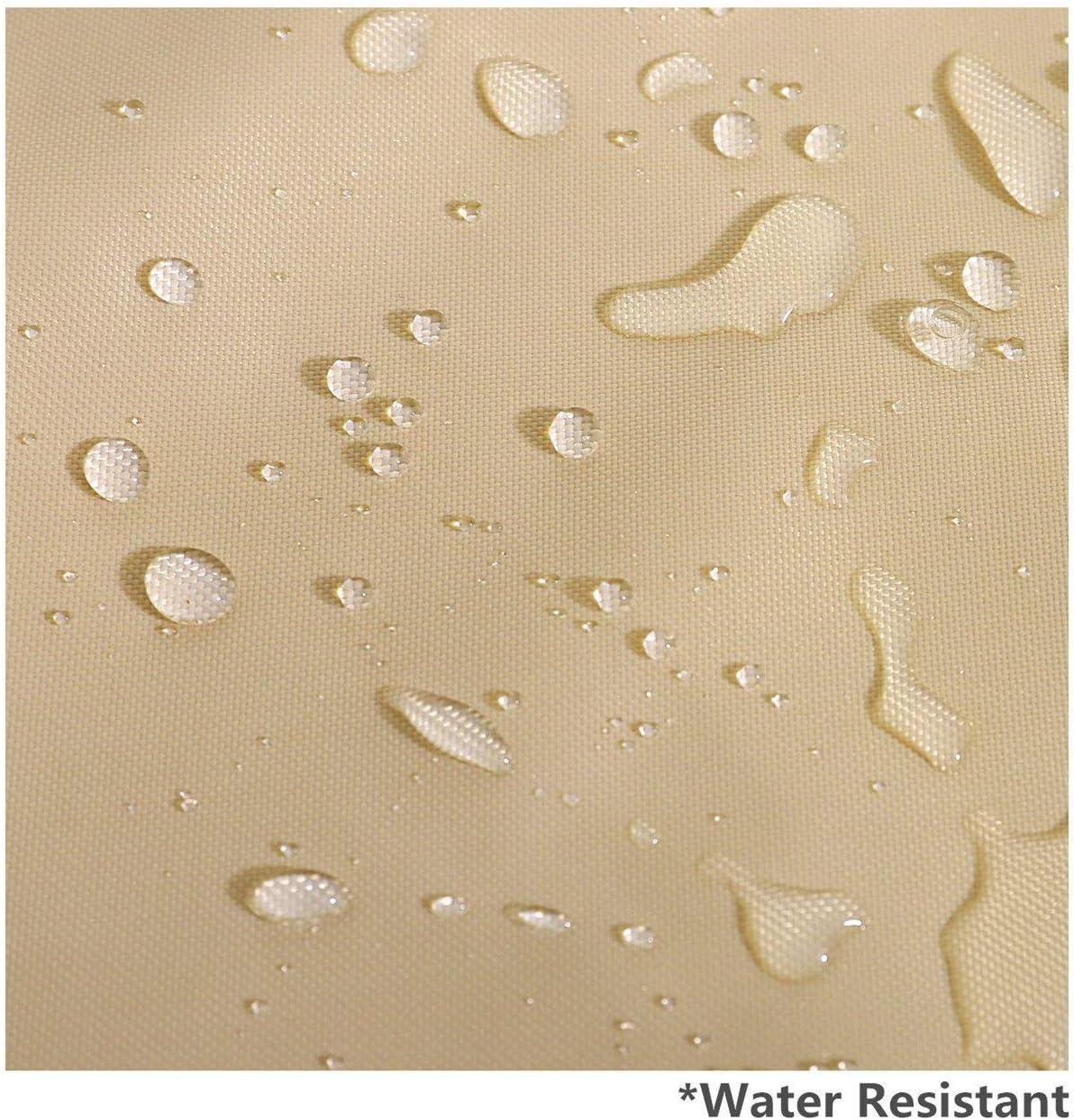 Waterproof and Dustproof Garden Swing Cover, Outdoor Furniture Protective Cover, 223x152x183cm/87.7" x59.8 x72, Beige