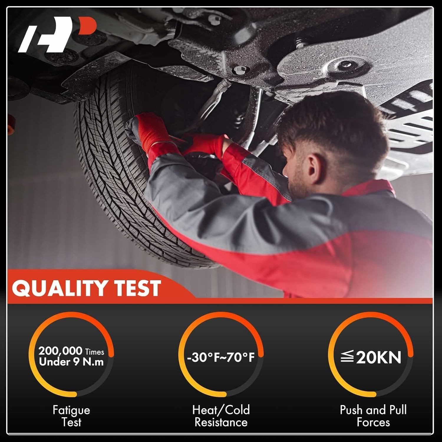 A-Premium 2Pcs Front Sway Bar Links Stabilizer Bar Links, Compatible with Ford Ford F-250 F-350 F-450 F-550 Super Duty 2000-2004, Excursion 2000-2005, 4WD or RWD