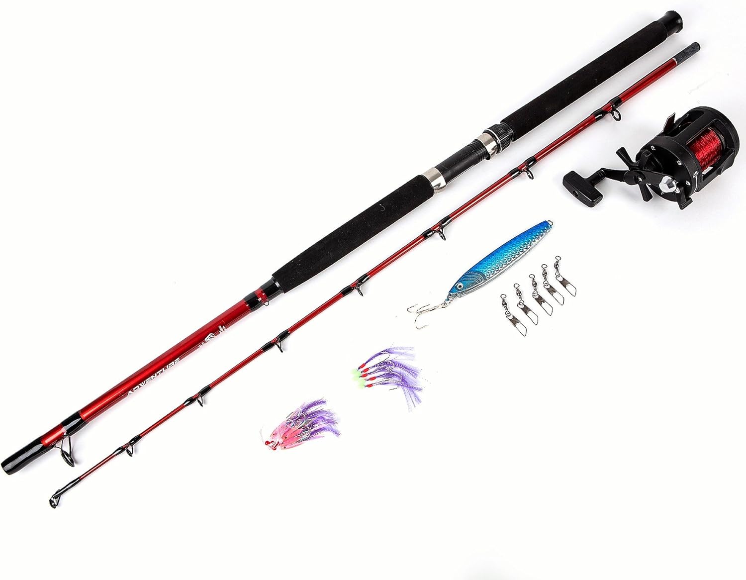 Matt Hayes Adventure BOAT SEA Complete Fishing Rod And Multiplier