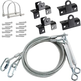 109" Toy Hauler Patio Kit - RV Conversion Cable Kit for Toy Hauler Patio Doors, Railing & Enclosure Systems, Multi Purpose Toy Hauler Accessories