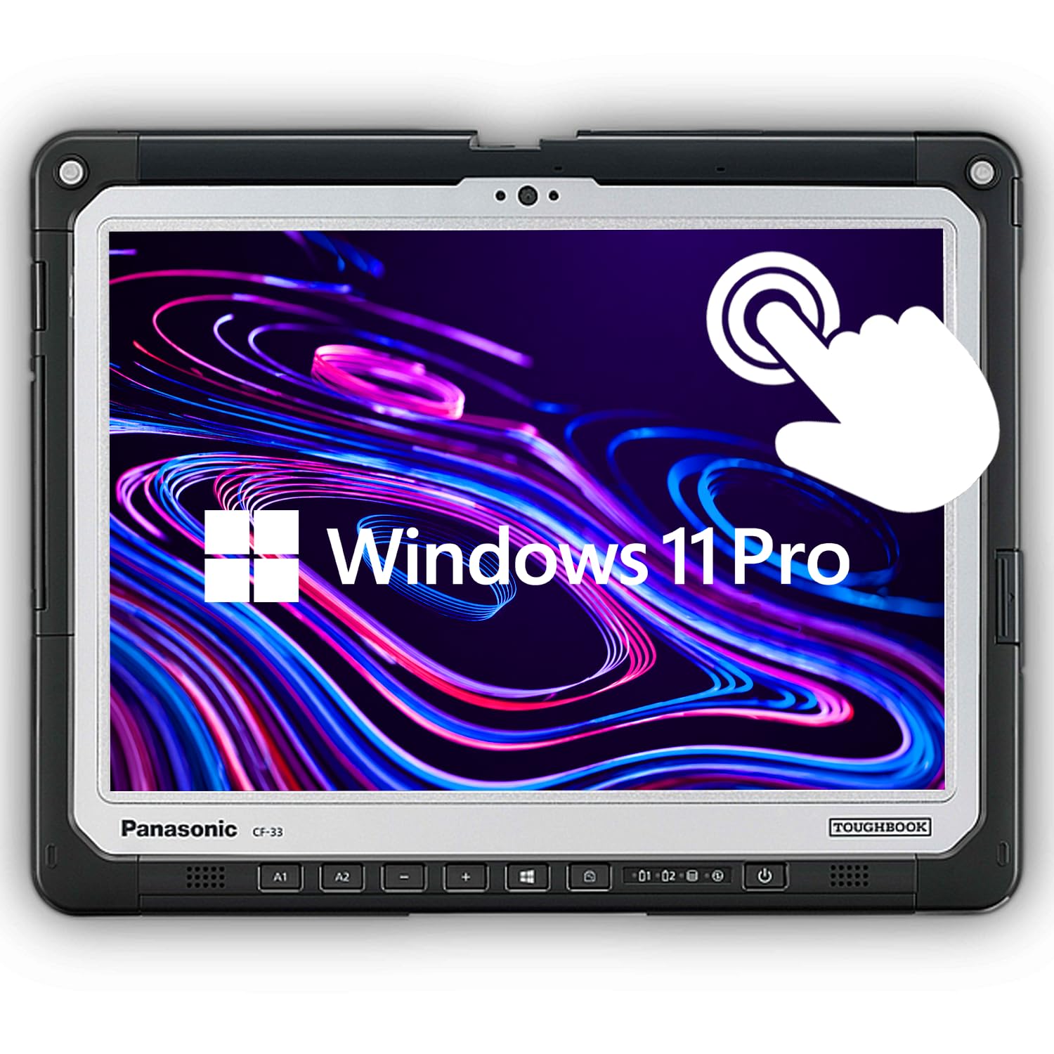 Toughbook CF-33 MK1 Rugged Tablet by Panasonic – 12 inches, Silver, Model HM-CF-33-i5-7300-8-256-NKB