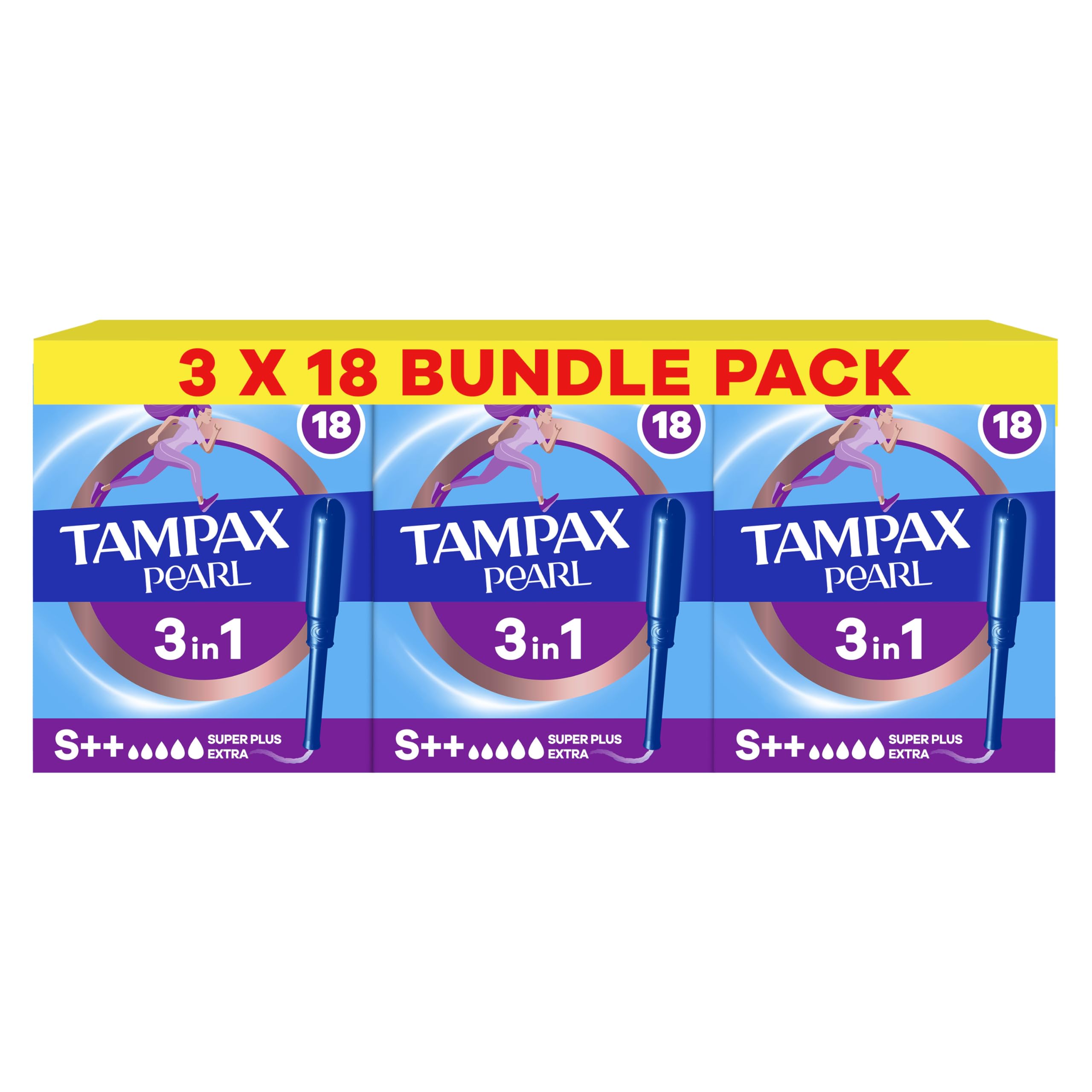 Tampax Pearl Super Plus Extra 3x18