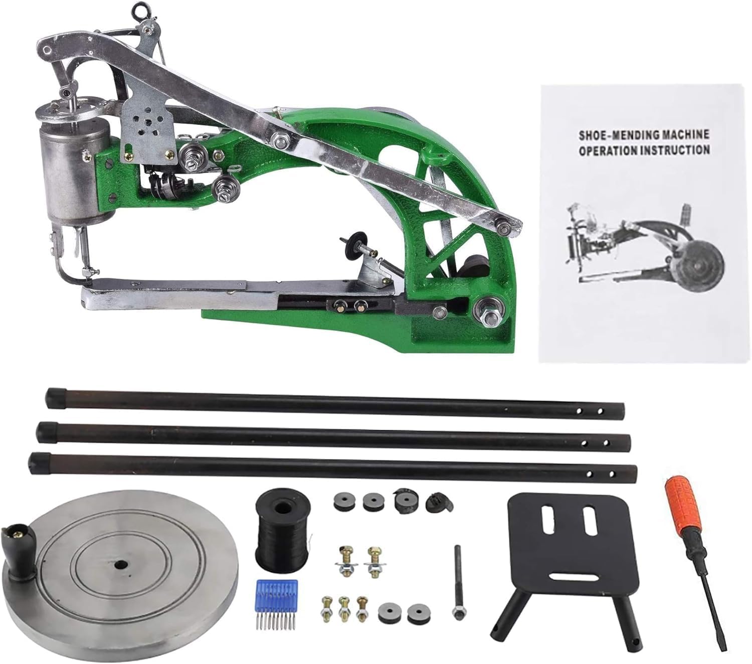 All components of the FamYun Leather Sewing Machine