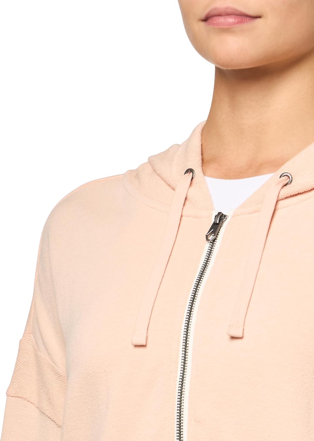 Volcom Women's Lived in Lounge Frenchie Hoodie Zip Fleece Sweatshirt - Image 3