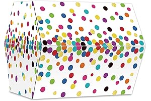 Confetti Treasure Chest Box for Classroom Prizes