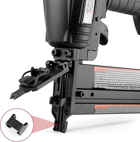 Miniatura 6 de 3PLUS HFS509040SP clavadora y grapadora para pisos neumática 4 en 1 calibre 18