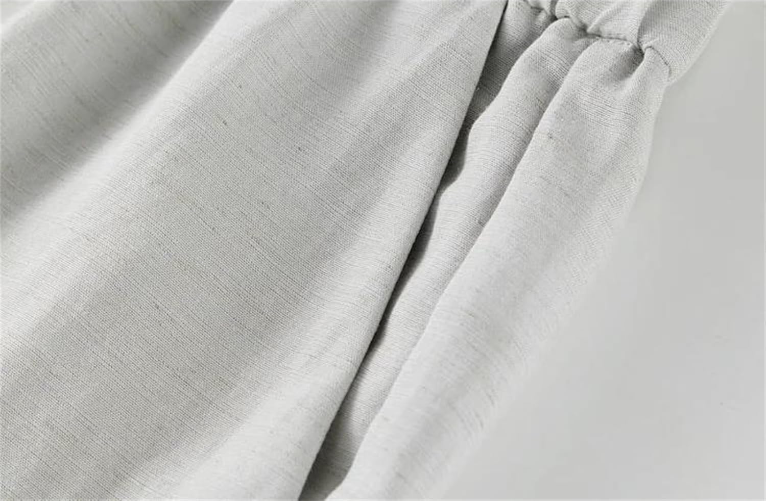 Women’S Linen Trouser Suit Summer Two Pieces Matching Set Button Shirt Straight Pant Set Travel Matching Clothing