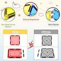 Vista 5 de Coodoo 60 PIEZAS Bloques Magnéticos de Construcción para Niños Juguetes STEM Bloques Magnéticos Juguetes Sensoriales Juegos para Niños Imán Juego