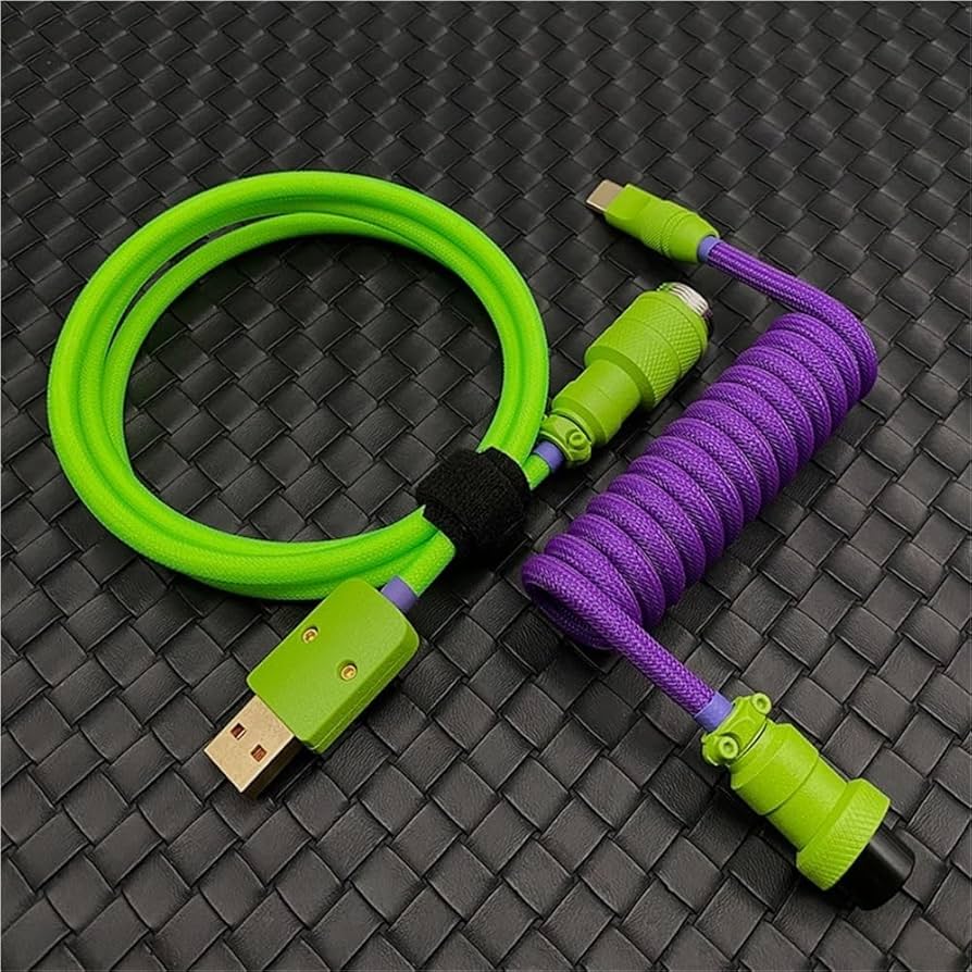 Wooting 60HE +コイルケーブル Amazon.co.jp: ミニカスタムコイル状キーボードケーブル、40% 60