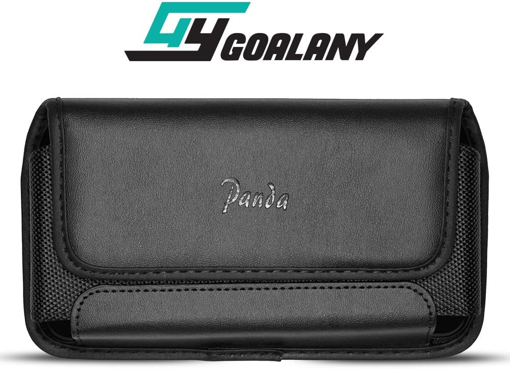 GOALANY Universal Holster Case for Large Phone - Compatible with HTC, iPhone X 8 8 Plus, Galaxy S9 S8 S7, Premium Belt clip Holder carrying pouch (L3)