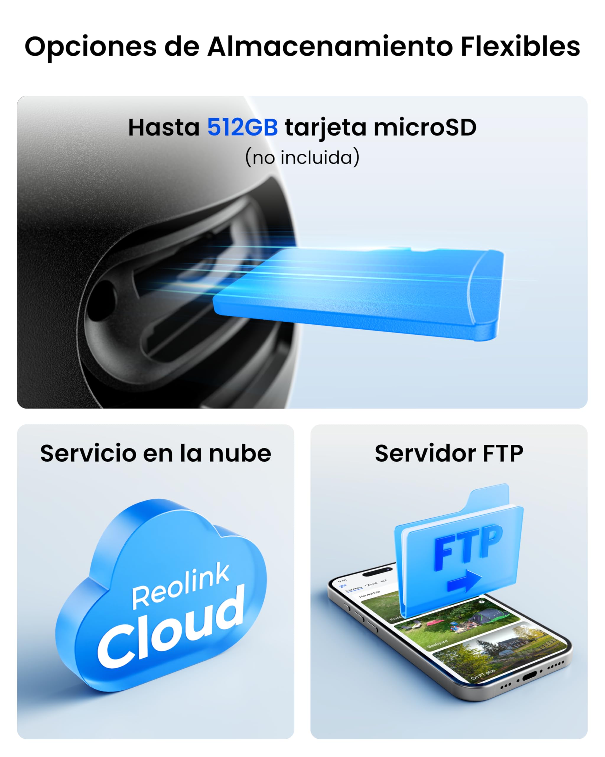 Reolink 4G 4MP Camara Solar Auto-Seguimiento, Batería Recargable 20,000 mAh | 360° PT, Pre-grabación de 10s, Visión Nocturna a Color con Súper Gran Apertura F1.0, Altas Go PT con Panel Solar de 12W
