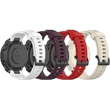 Amazfit T-Rex Band, Soft Silicone Replacement Band for Amazfit T-Rex / T-Rex Pro Smart Watch, No Tracker, Replacement Band Only