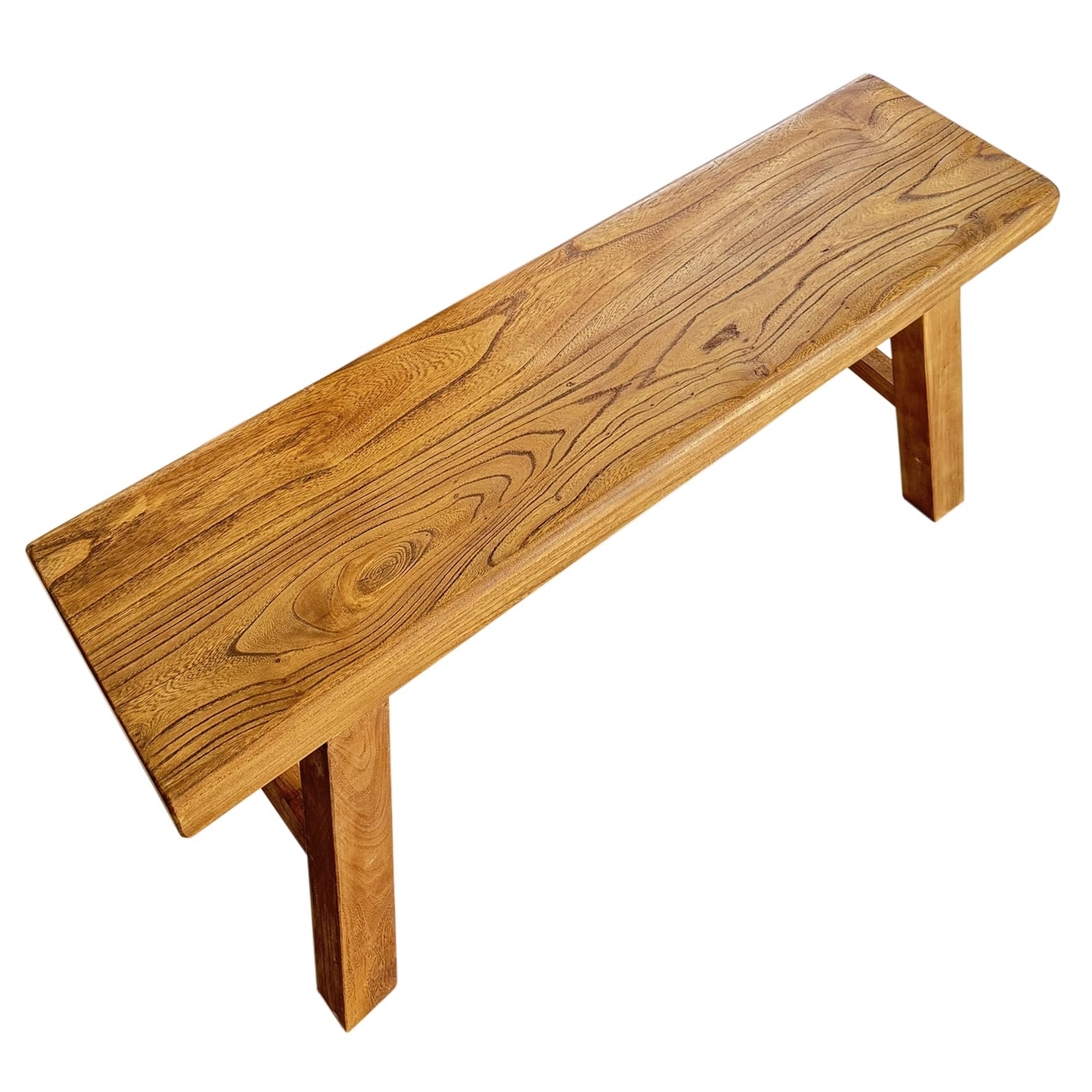 Vintage Noodle Bench Wood,Small Benches Farmhouse Narrow Bench