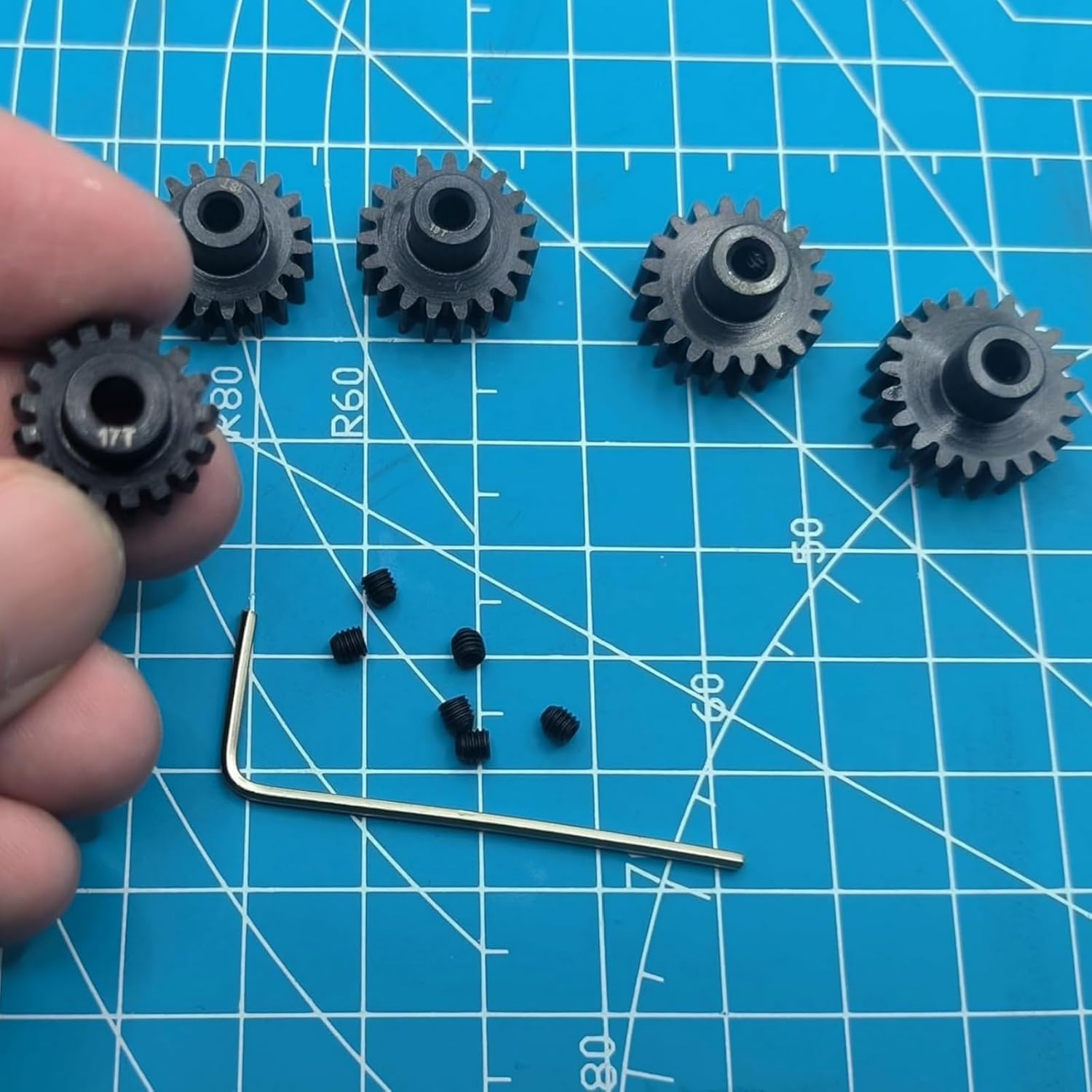 32P 5mm Rc Pinion Gear Set 13T 14T 15T 16T 17T for 1/10 Arrma Big Rock Granite Senton Vorteks Gorgon Typhon Vendetta 3S Kraton Outcast Fury 1/8 Mojave 4S