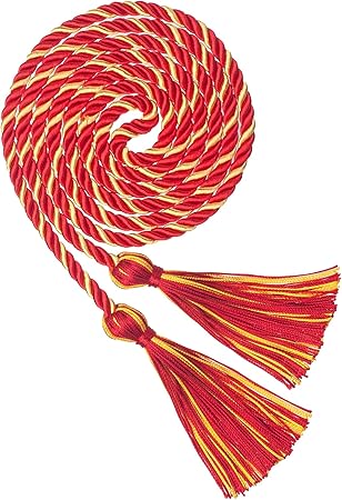 Amazon.com: GHGMAO Graduation Cords, Red Gold Graduation Honor Cord for ...