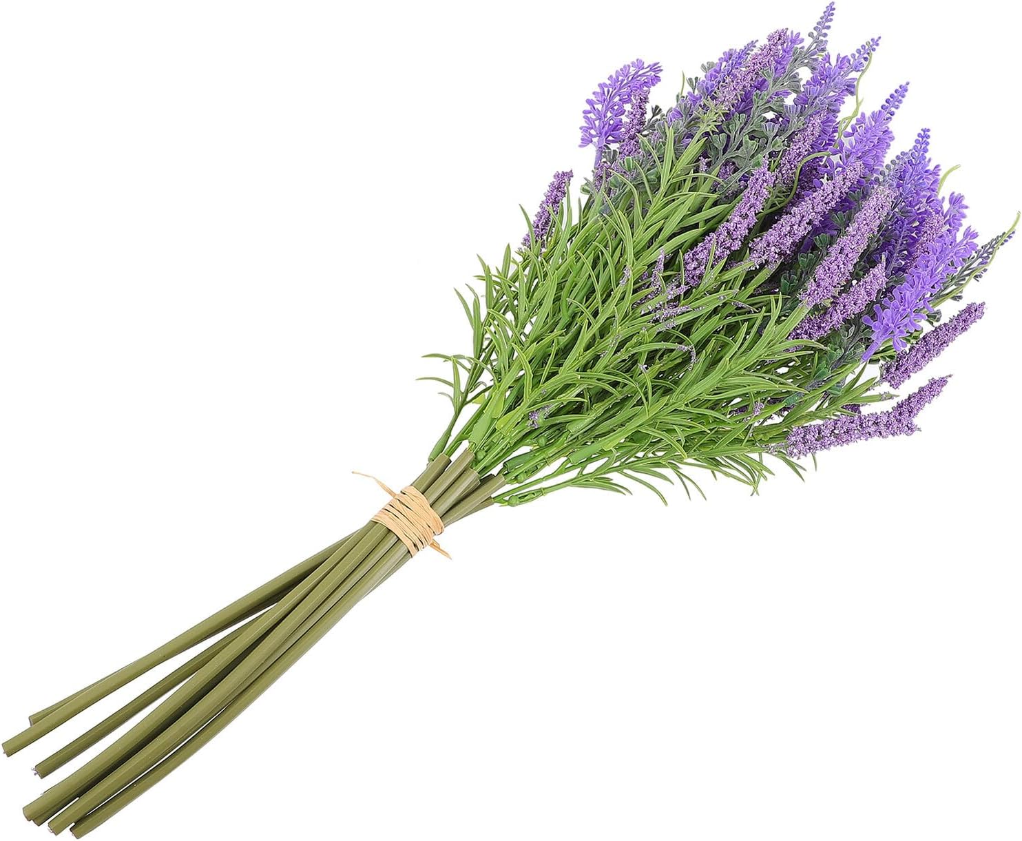 Garneck Artificial Lavender Flowers Fake Lavender Decors Purple Simulated Flowers Wedding Decorative Party Supplies Home Decoration