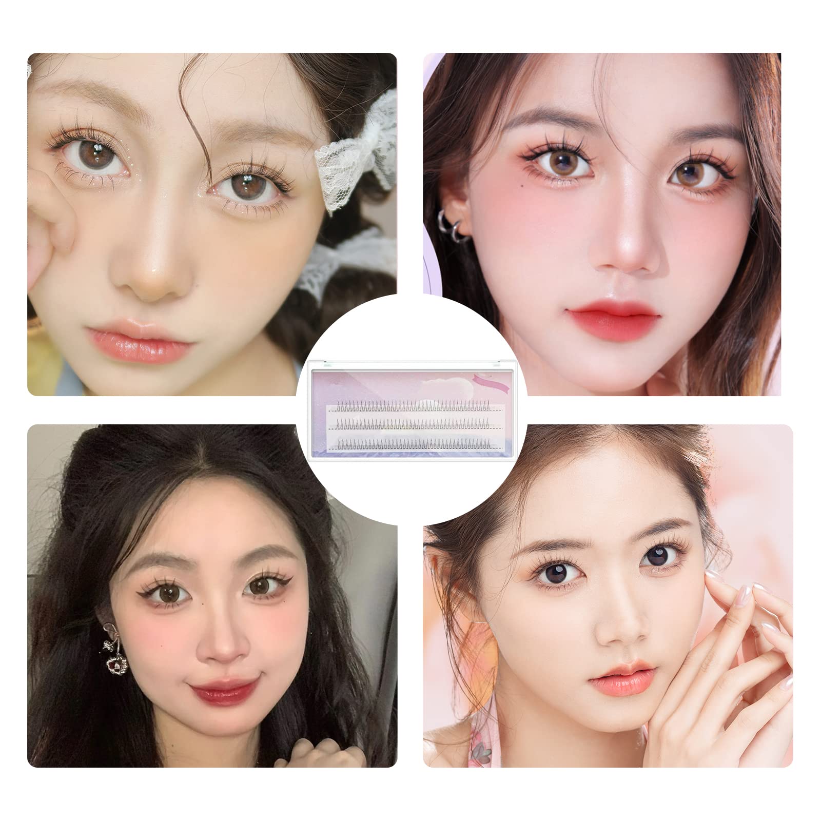 Amazon.co.jp: nalaina 部分つけまつげ 下つけまつげ ナチュラル 下