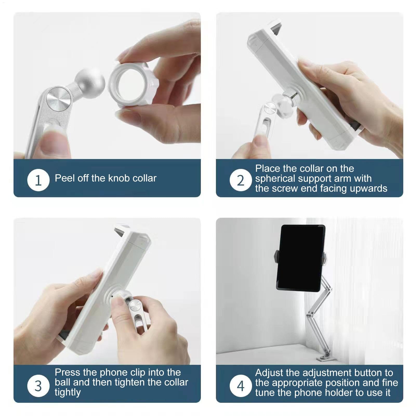 Soporte para teléfono para cama,Soporte para teléfono celular para cama