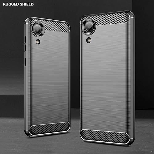 Vista 7 de Samsung A03 Core case,Galaxy A03 Core case,with HD Screen Protector, Shock-Absorption Flexible TPU Bumper Soft Rubber Protective Case Cove for