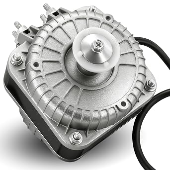 YZF18-25 Condenser Fan Motor 120V 60Hz 1550rpm 18/70W 1.01A Shaded Pole Radiator Evaporator AC Fan Motor for Small Ventilation Equipment Refrigerator Freezer Coolers Vending Machines