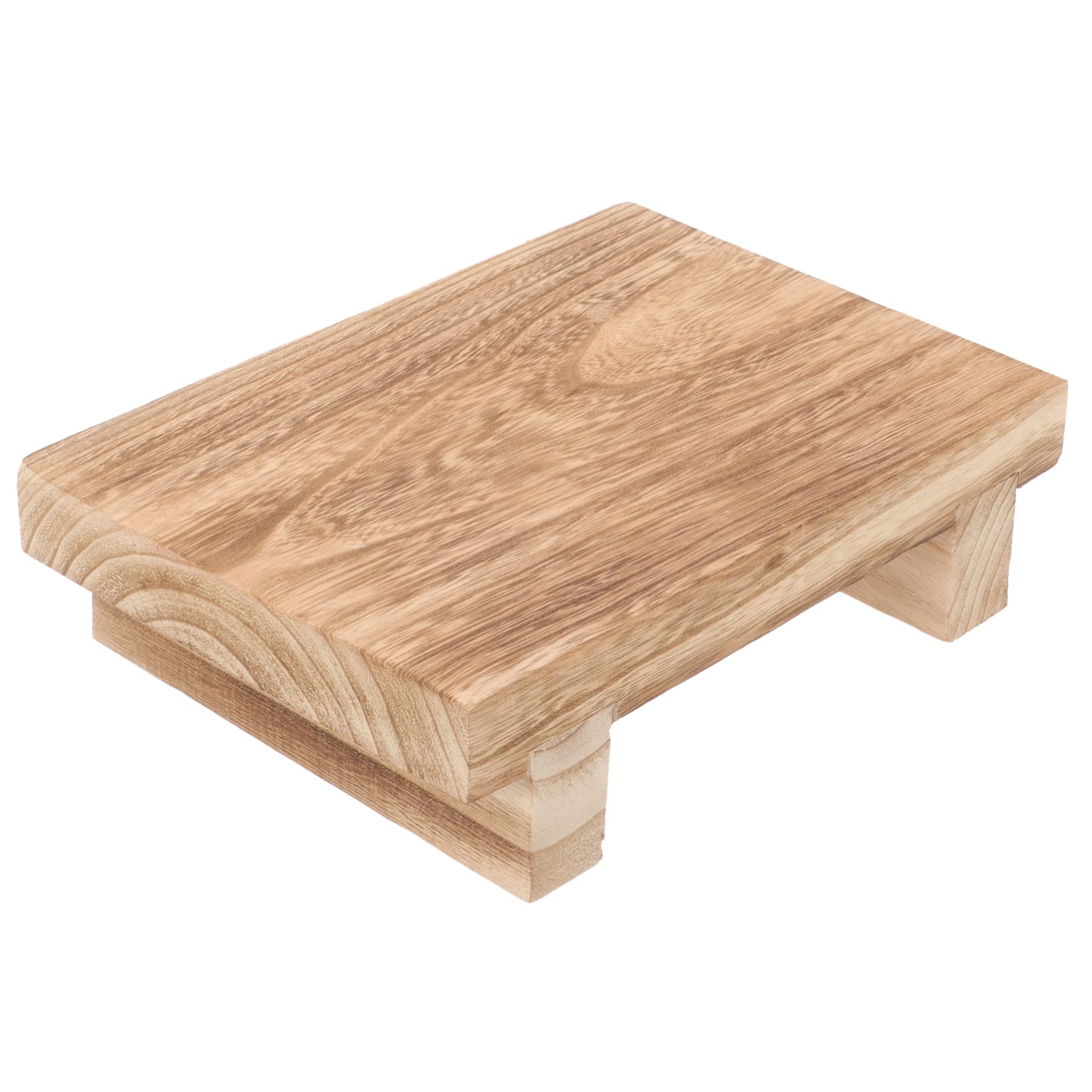 Paulownia Stool for Home Decorative Bench Footrest Wooden Ergonomic Stable for Adults and Children