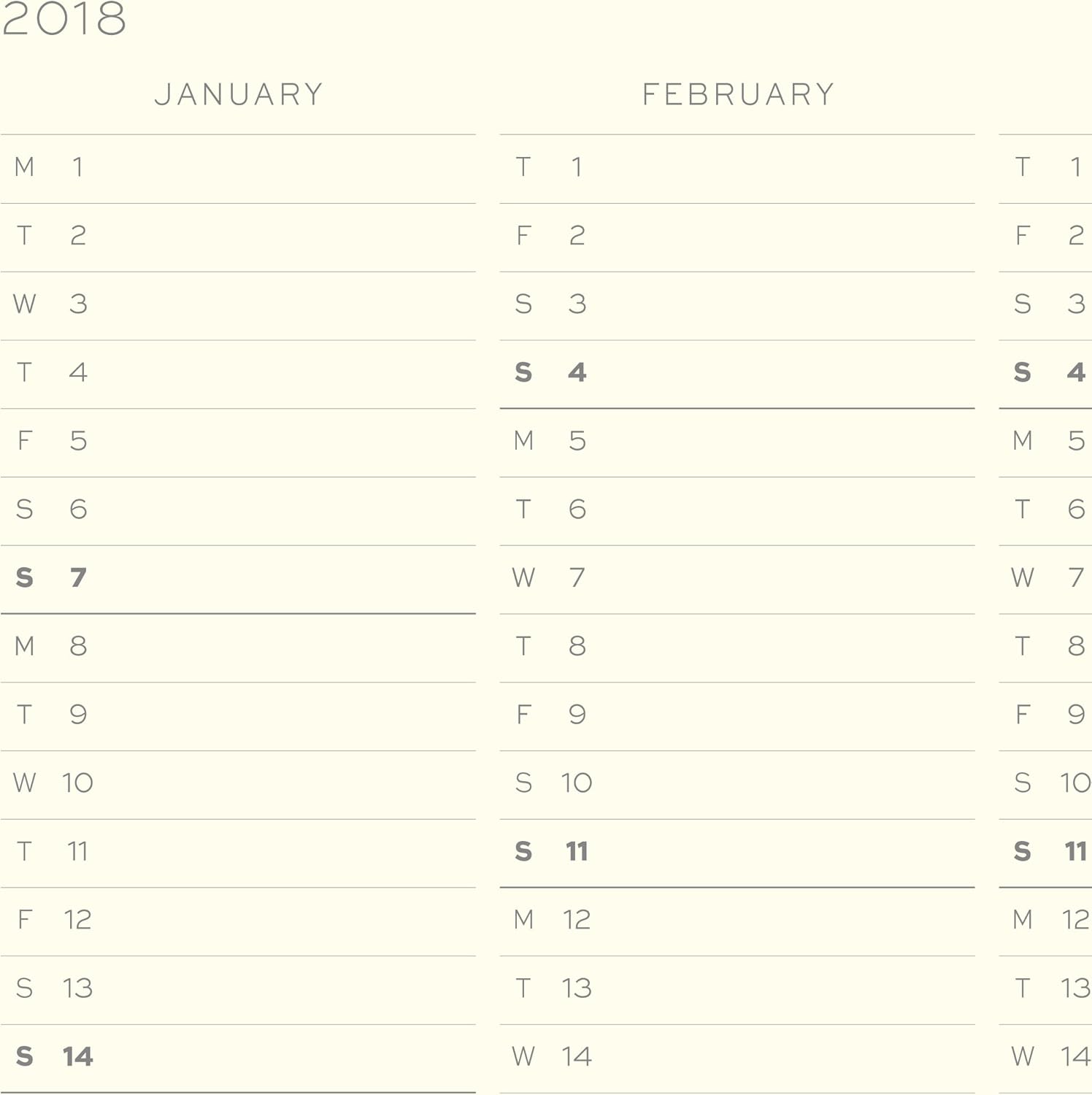 LEUCHTTURM1917 355222 Weekly Planner Medium (A5) 2018, Nordic Blue, English