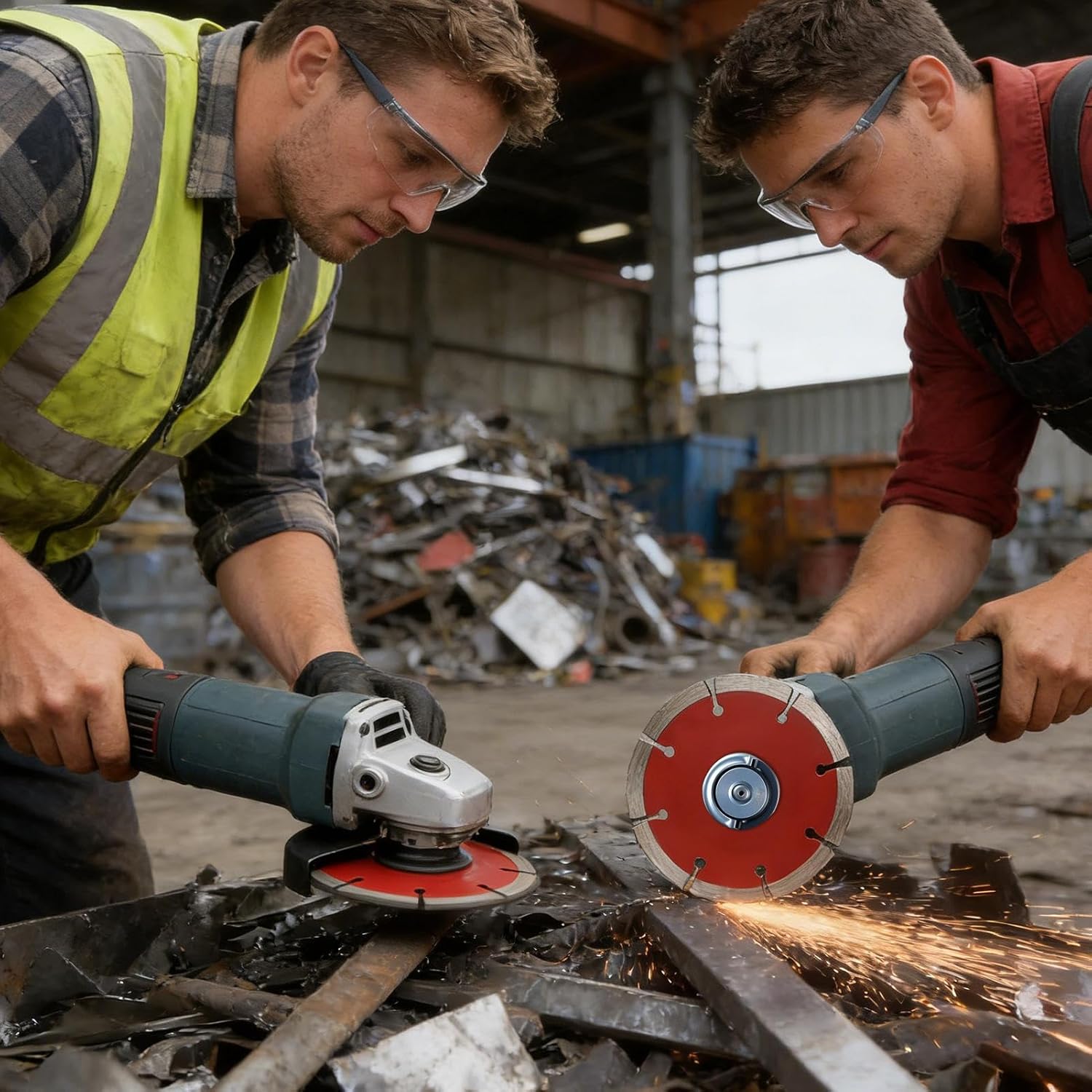 Angle Grinder Flange Nut - M14 Threaded Vibration Damping Lock Nut, Professional Grinding Tool Part for Technicians & Welders, Durable Steel Hardware for Crafting Enthusiasts | 2-Pack Silver