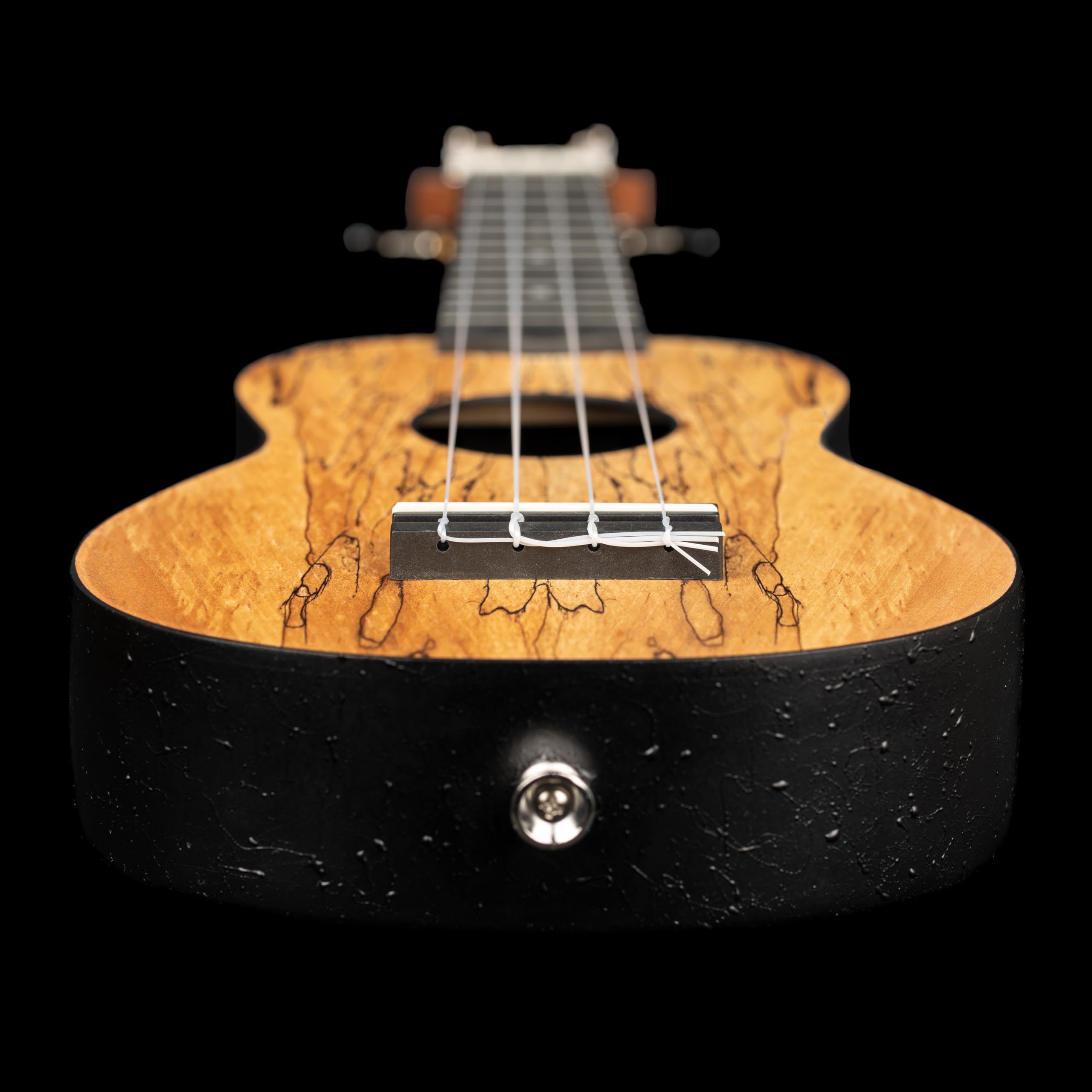 Ortega Guitars Sopran Ukulele Akustisch – Keiki K3 Series – Inklusive Zubehör – Gestockter Ahorn, ABS, Natur (K3-SPM)
