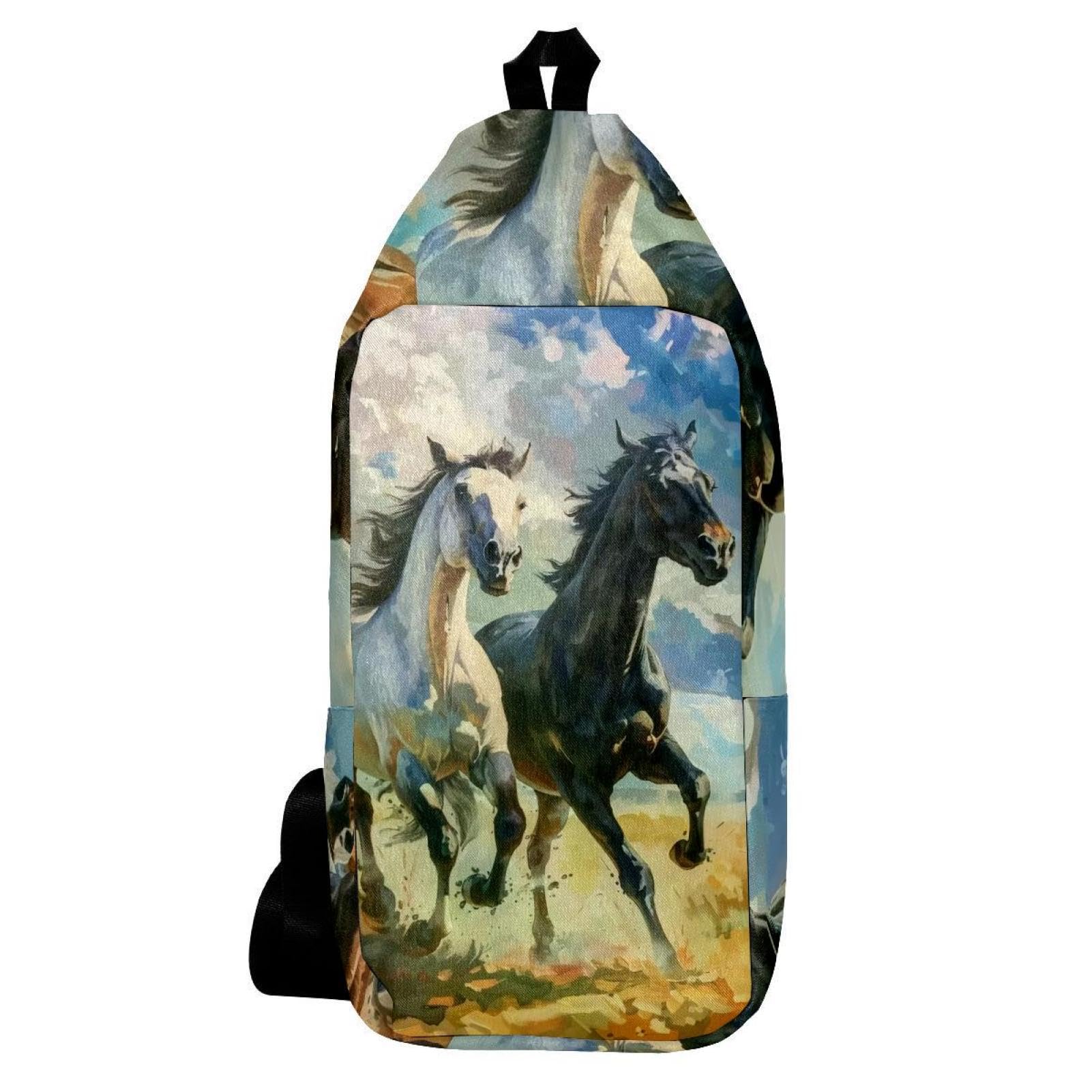 Sac à dos de voyage trois chevaux de course léger contre le mal de dos - 6