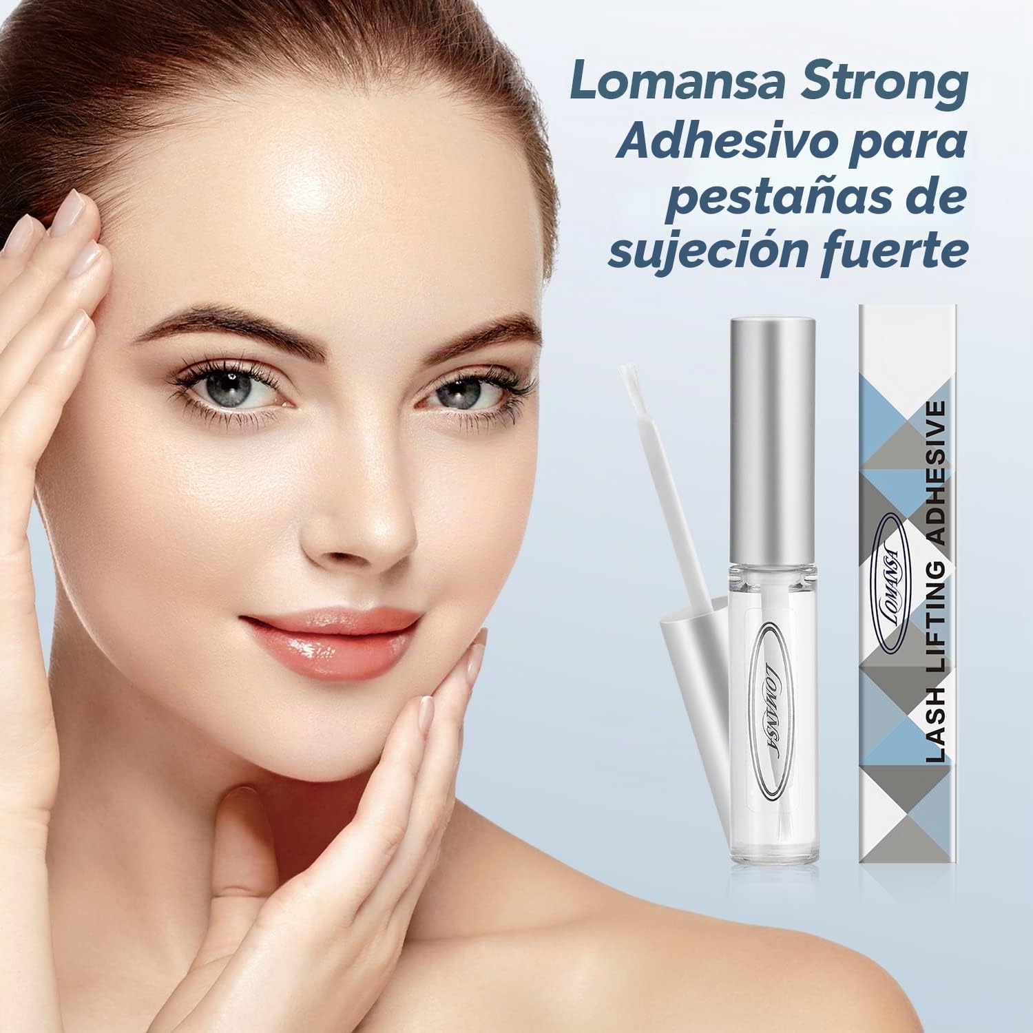 Pegamento Lifting Pestañas, Pegamento de Pestañas para Levantamiento, Lifting Cejas y Pestañas, Fuerte Pegajosidad y Secado Rápido(5 piezas)