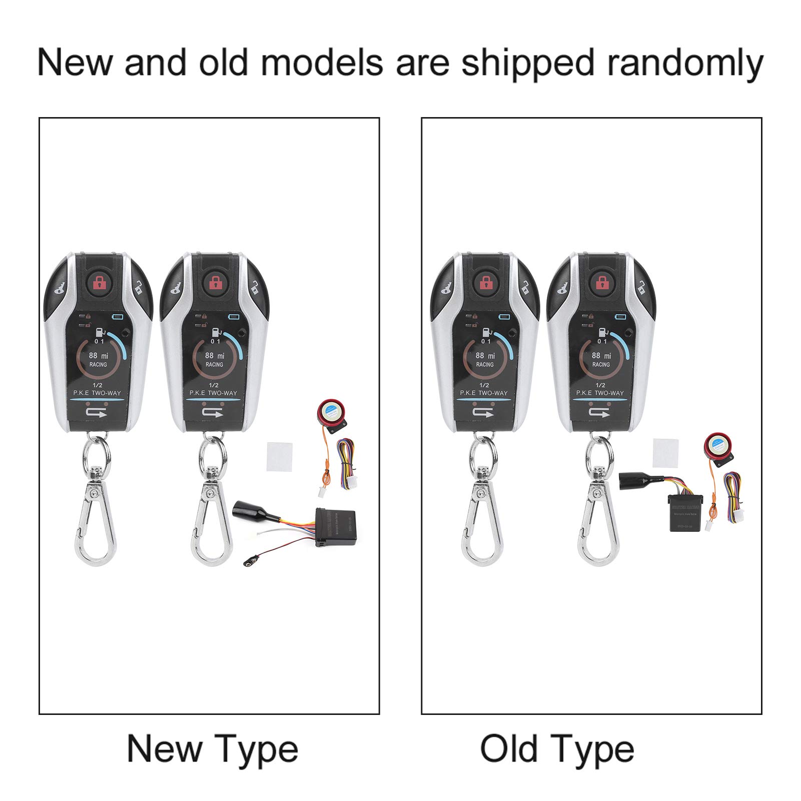 Allarme Antifurto Per Moto E Bici - Sirena 125 DB, Sensore Vibrazione Regolabile, Con 2 Telecomandi - Foto 8