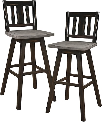 Miniatura 62 de Homelegance - Bancos Gris envejecido/blanco,Negro -,https://www.amazon.com/dp/undefined