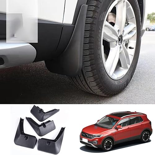 Protectores de barro para automóvil, compatible con Volkswagen Nivus 2019 2020 2021, accesorios de repuesto para automóvil, guardabarros delantero y