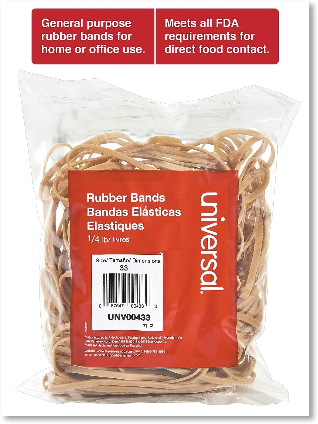 UNV00433 - Universal Rubber Bands