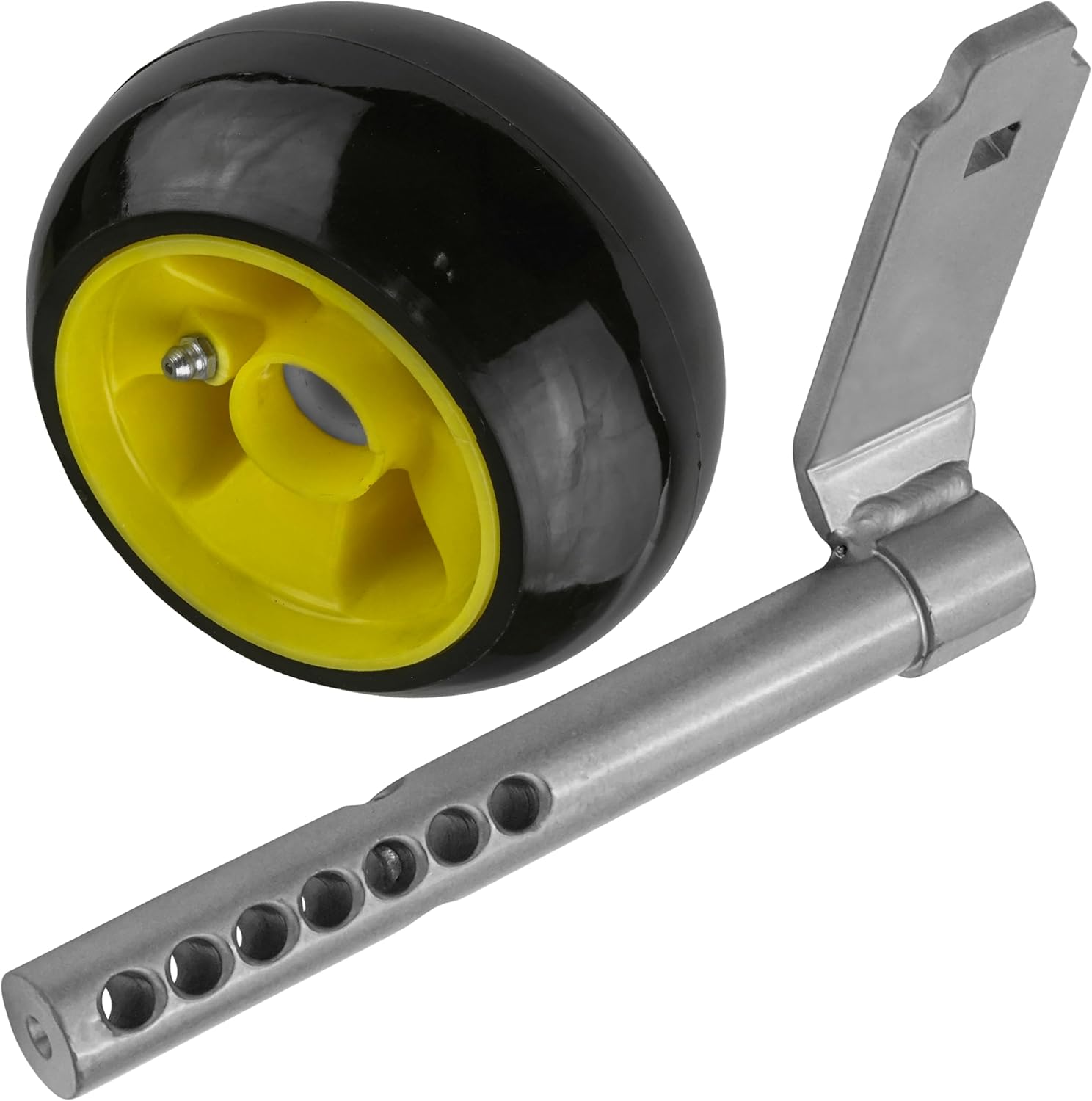 Caltric 54" 62" Deck Wheel & Wheel Arm Fork Compatible with John Deere 2210 4010 4110 4115 4210 4310 4410 4510 4610 4710 AM132874 AM115488 AM117478 AM125172