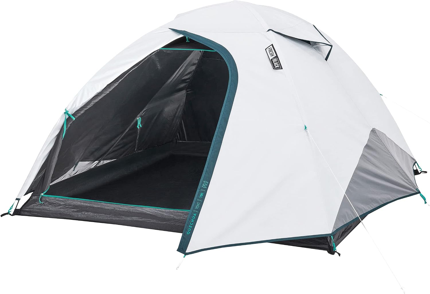 Quechua MH100 FRESH & BLACK Kamp Dağ Tırmanışı Yürüyüş Çadırı Işık Engelleme, Isı Engelleme,…
