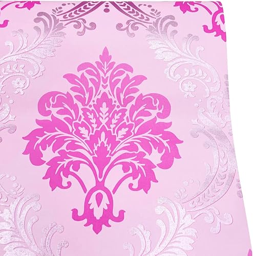 Miniatura 7 de Papel tapiz de damasco de 32.8 pies, rollo de renovación para mesa de comedor, contenedores de almacenamiento, decoración de muebles de pared, papel