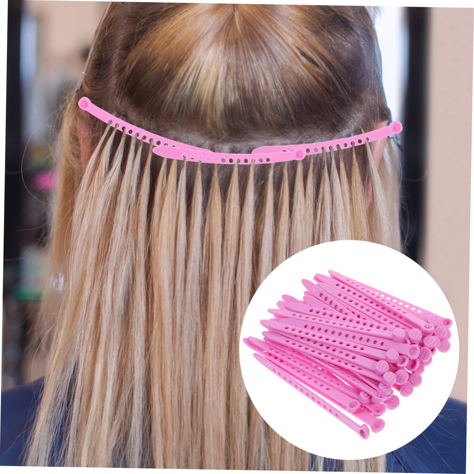 Baluue Hair Curling Strip 50 Pack Perm Bar Hot/cold Hair Rollers Random Color