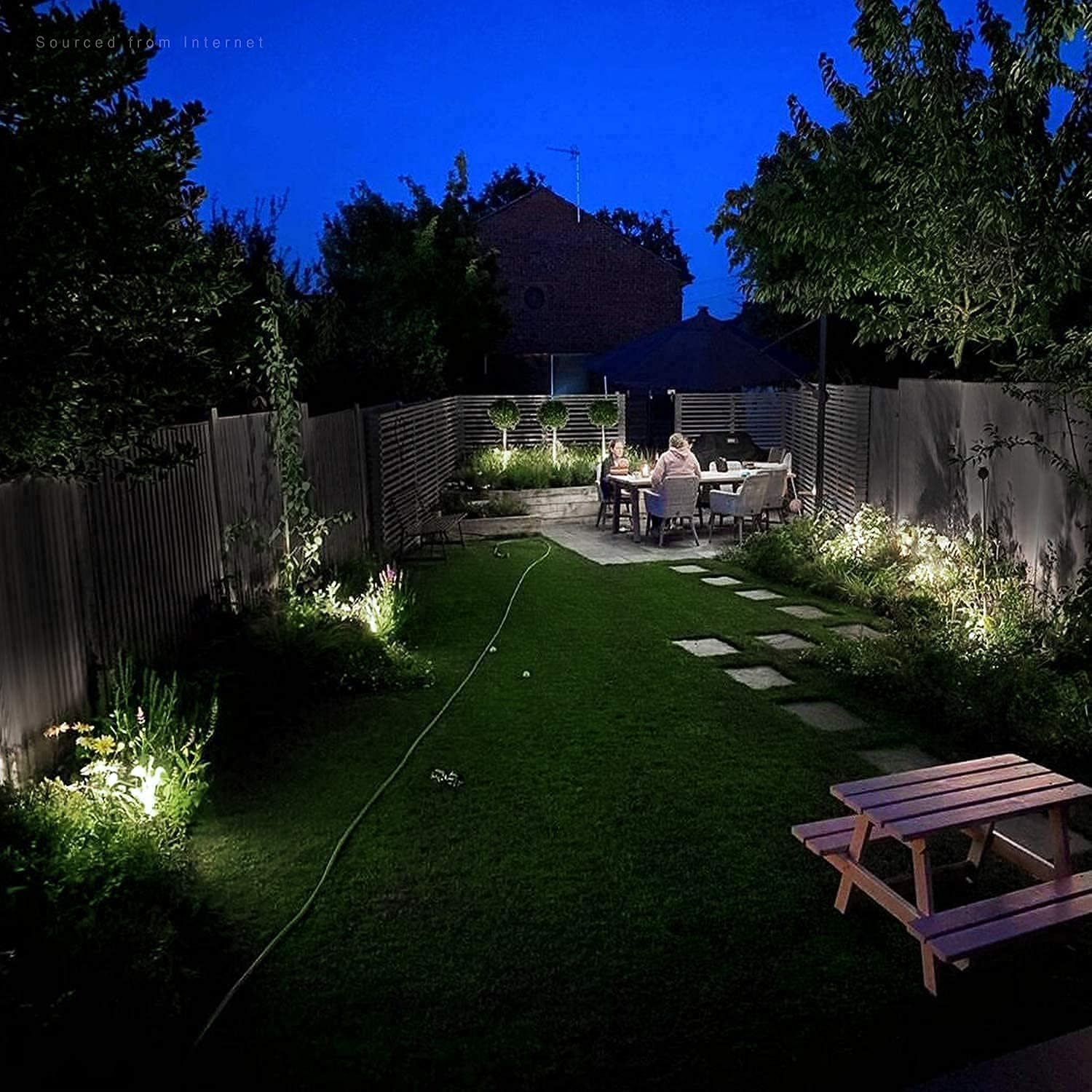 Tech Deals 🔥 LEONLITE 12-Pack Low Voltage LED Landscape Lighting Pathway Lights, 4.5W, 12-24V AC/DC, IP65 Waterproof, 4000K Cool White, UL Listed, for Path, Aluminum Housing with Stake