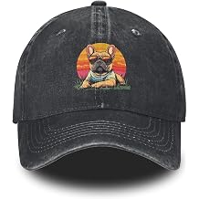 Printed Baseball Cap Adjustable Vintage Washed Distressed Denim Trucker Hat for Women Men