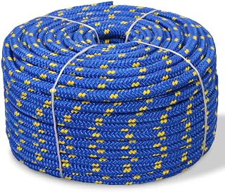 vidaXL Cuerda para Barco (Polipropileno, 14 mm, 50 m), Color Azul