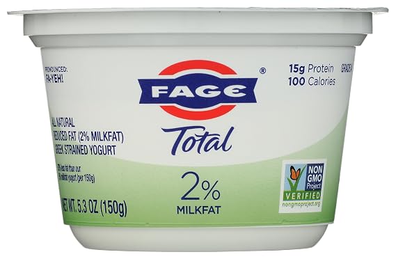 Fage Plain Low Fat Greek Yogurt, 5.3 OZ